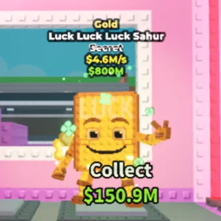 Gold Luck Luck Luck Sahur