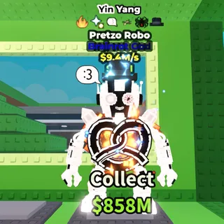 Yin Yang Pretzo Robo | 6 Traits | Super Rare For Collectors