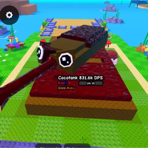 832K DPS Gold - Ruby Titanic Cocotank | LVL 10