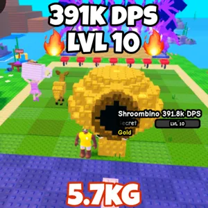 Huge Gold Shroombino (391K DPS) | 5.7KG | LVL 10