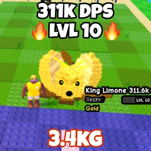 Gold Semi Huge King Limone (311K DPS) | 3.4KG | LVL 10