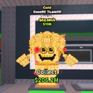 62.5M/s | Gold Rosetti Tualetti