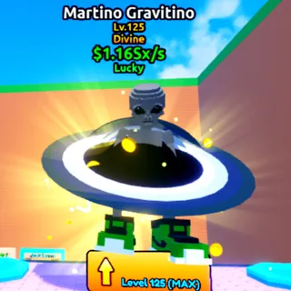 1.16x/s | Lucky Martino Gravitino | Escape Tsunami For Brainrots | Max Level