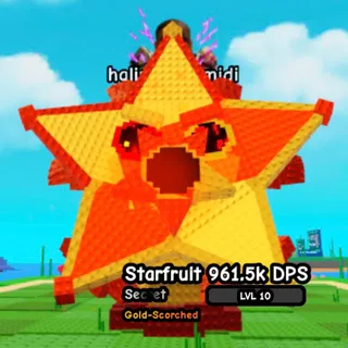 961K DPS | 6KG | Gold - Scorched Starfruit