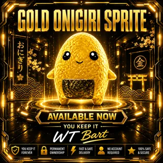 Fortnite GOLD ONIGIRI SPRITE | YOU KEEP IT FOREVER | AVAILABLE NOW | FAST DELIVERY