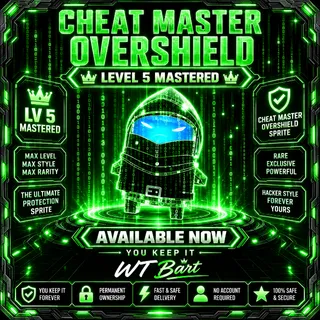 Fortnite CHEAT MASTER OVERSHIELD | LEVEL 5 MASTERED | YOU KEEP IT FOREVER | AVAILABLE NOW