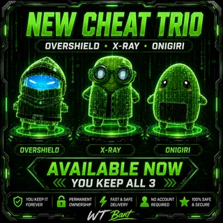 Fortnite CHEAT TRIO | OVERSHIELD + X-RAY + ONIGIRI | YOU KEEP ALL 3 | AVAILABLE NOW