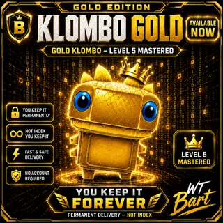 Fortnite Gold Klombo Sprite | Level 5 Mastered | Keep Forever