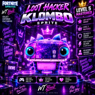 Fortnite LOOT HACKER KLOMBO | LEVEL 5 MASTERED | AVAILABLE NOW | KEEP FOREVER