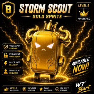 Fortnite GOLD STORM SCOUT | LEVEL 5 MASTERED | YOU KEEP IT | AVAILABLE NOW