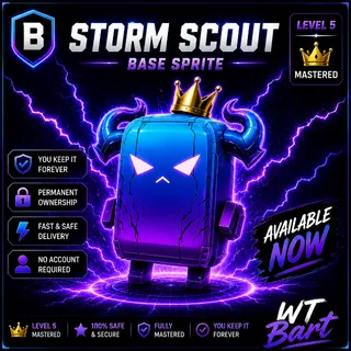 Fortnite STORM SCOUT BASE | LEVEL 5 MASTERED | YOU KEEP IT | AVAILABLE NOW