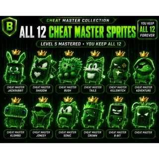 Fortnite ALL 12 CHEAT MASTER SPRITES | LEVEL 5 MASTERED | YOU KEEP ALL | AVAILABLE NOW