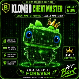 FORTNITE CHEAT MASTER KLOMBO | AVAILABLE NOW | LEVEL 5 MASTERED | YOU KEEP IT