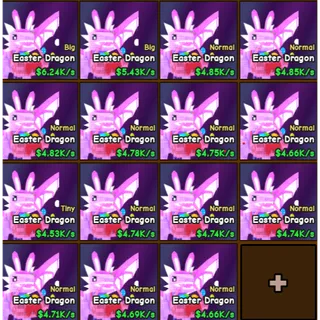 15x Easter Dragon pack - Catch and tame - Cheap 