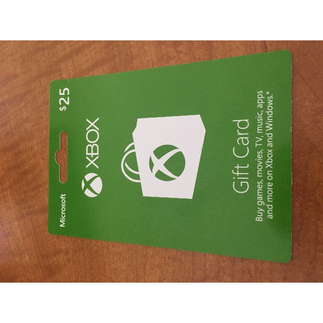  Xbox $25 Gift Card : Video Games