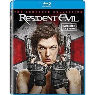 Resident Evil 6 Movie Collection HD HDX - Sony.com or MOVIES ANYWHERE  Digital Code