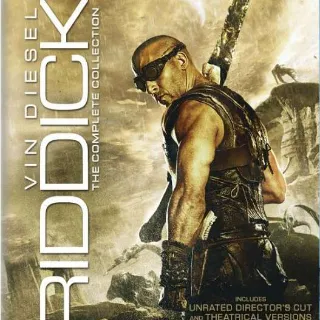 Riddick Complete Collection Unrated HD 1080 - 3 Movies - Movies Anywhere