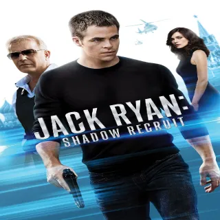 Jack Ryan: Shadow Recruit HDX - VUDU/FANDAGO AT HOME or ITUNES APPLE TV - Digital Copy