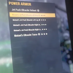Stacking power armor set