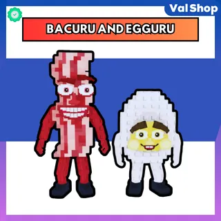 10X BACURU AND EGGURU - STEAL A BRAINROT