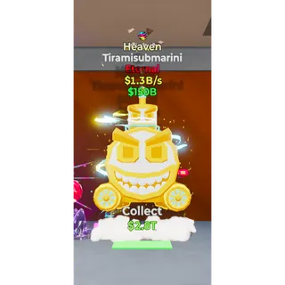 Heaven 1 trait Tirami submarini 1.3b/s
