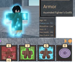 Bloodlines | Lee Race | Rock Lee Fighter | Rinnegan + Red Gate + Blue Gate + Green Gate 