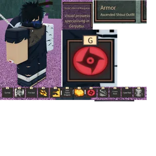  Bloodlines : EMS Shisui's : Shisui's Eternal Mangekyo : Uchiha Account ( More Details check Description )