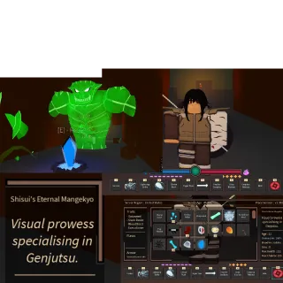 (Negotitable ) Bloodlines Account : Strongest Shisui Uchiha / Shisui EMS / Gunbai / Uchiha Clan 1% / Shisui's Eternal Mangekyo