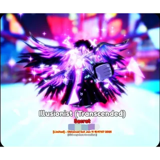 ( Negotitable ) - Anime Adventure - Aizen - Illusionist - 1/80K rarity - account - rarest secret unit