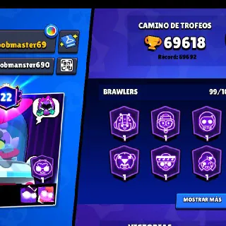 Vendo Mí Cuenta De Brawl Stars (Precio Negociable)