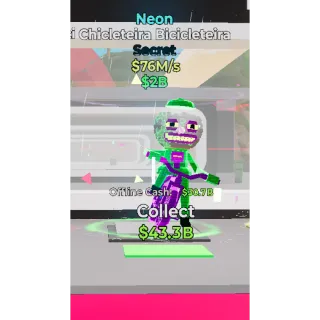 BRAINROT FORTNITE-Chicleteira Bicicleteira-Neon