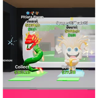 FORTNITE STEAL THE BRAINROT-Pitiata baem-Spaghetti toiletti