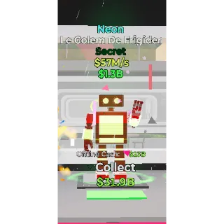 BRAINROT FORTNITE-Le Golem De Frigider-Neon