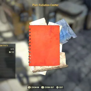 Radiation Emitter Plan