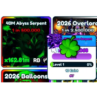 (#7) (1/10) RAINBOW VOID Abyss Serpent | Tap Simulator Secret Pet