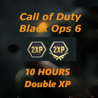 Black Ops 6: 10 Hours Double XP Boost + 10 Hours Weapon XP Boost