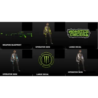 Call of Duty: Black Ops 6 - Exclusive Monster Energy Full Set (No 2XP)