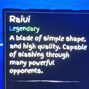 raiui sword