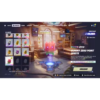 Fortnite Gummy Zero Point Sprite