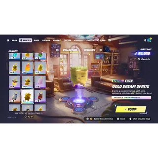 Fortnite All Gold Sprites