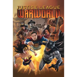 Justice League: Warworld HDX VUDU or HD iTunes via MA