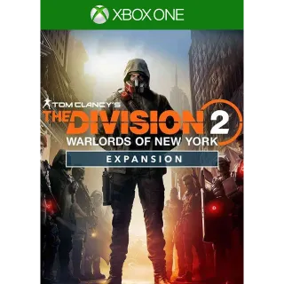 THE DIVISION 2: WARLORDS OF NEW YORK EXPANSION DLC XBOX Key/Code Global