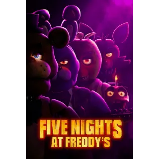 Five Nights at Freddy's HDX VUDU or HD iTunes via MA