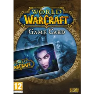 World of Warcraft 60 Day Pre-paid Game Card PC Key/Code US