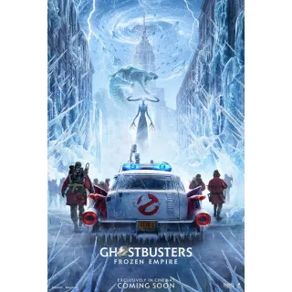 Ghostbusters Frozen Empire 4K/UHD VUDU OR ITUNES VIA MA