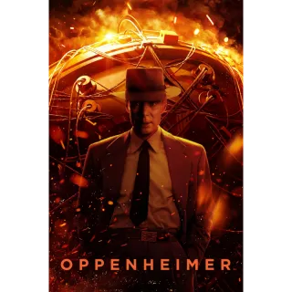 Oppenheimer 4K/UHD VUDU OR 4K/UHD ITUNES VIA MA