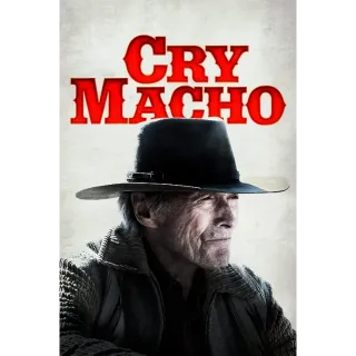 Cry Macho | HDX | VUDU or HD iTunes via MA