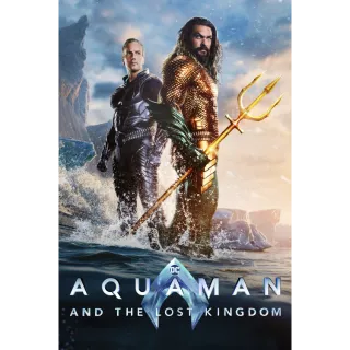 Aquaman and the Lost Kingdom HDX VUDU OR HDX ITUNES VIA MA