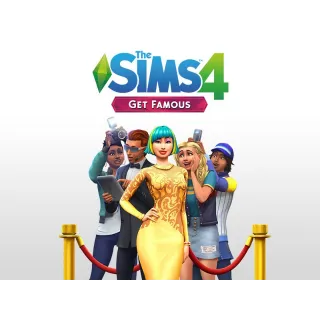 Sims 4 Get Famous DLC Key/Code Origin PC Global