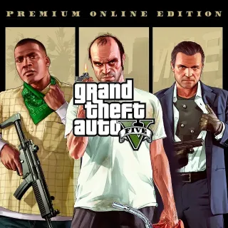 GRAND THEFT AUTO GTA V (5) Premium Online Edition Rockstar Games Key/Code Global